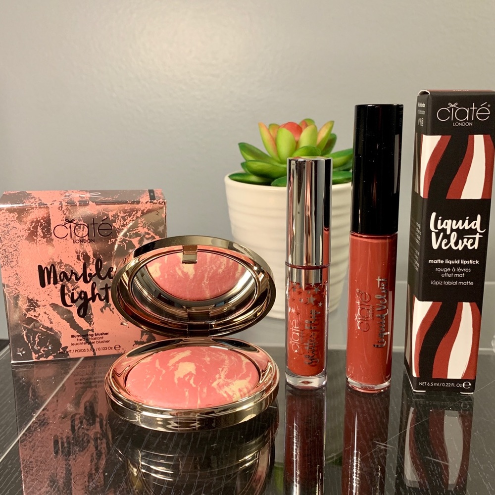 ciate I I Blush + Liquid Lip Gloss Lacquer